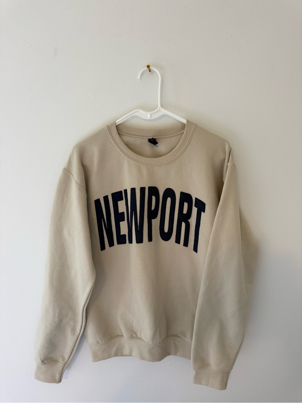 NEWPORT Crewneck Fleecelined sweatshirt - Beige